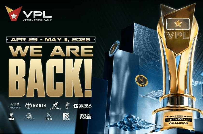 VPL III Hà Nội 2026: Trở lại hoành tráng với Main Event 20 tỷ và Championship 15 tỷ VNĐ